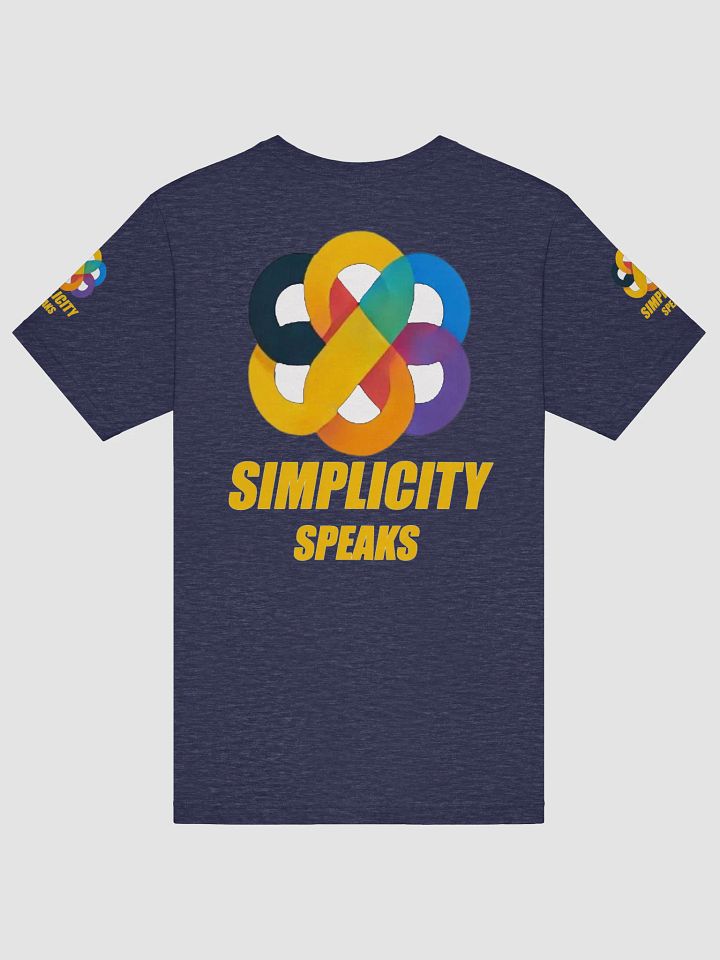 Simplicity Speaks Geometric T-Shirt product image (20)