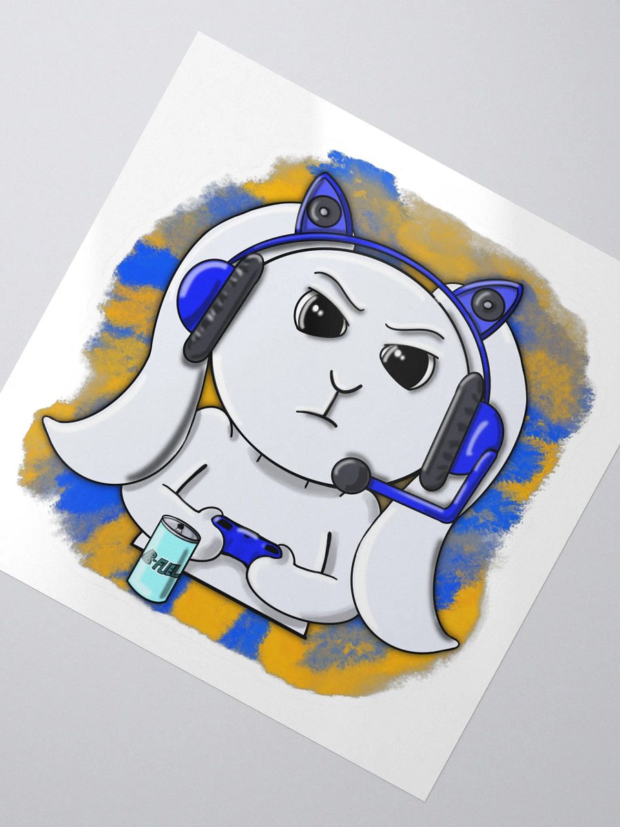 Gamer Bunny Sticker product image (1)