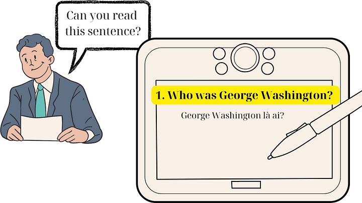 Citizenship practice test (writing and reading) PDF file product image (2)