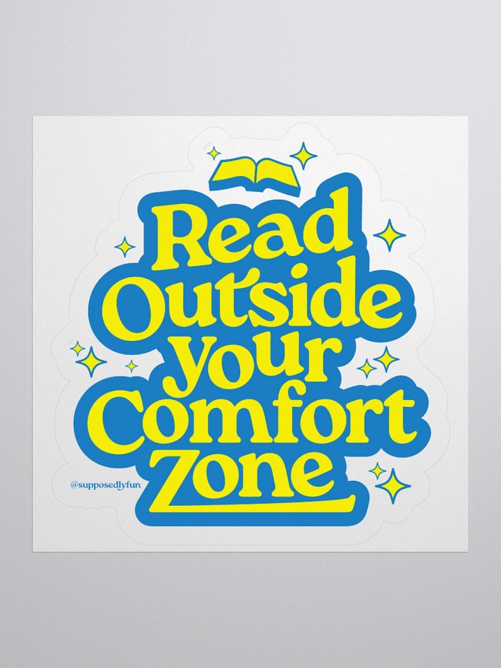 Read Outside Your Comfort Zone Sticker product image (1)