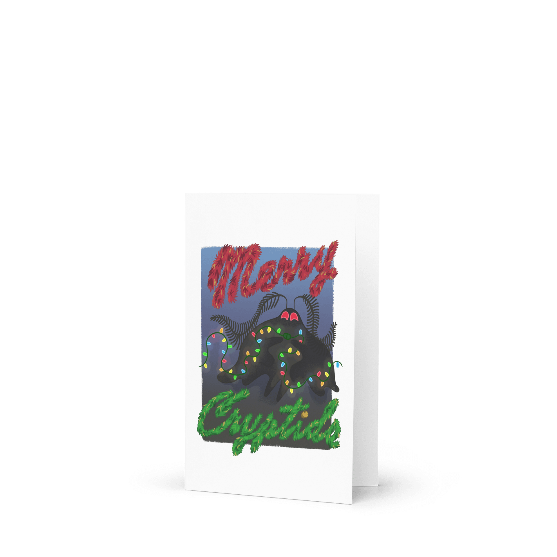 Merry Cryptid Mothman Card product image (1)