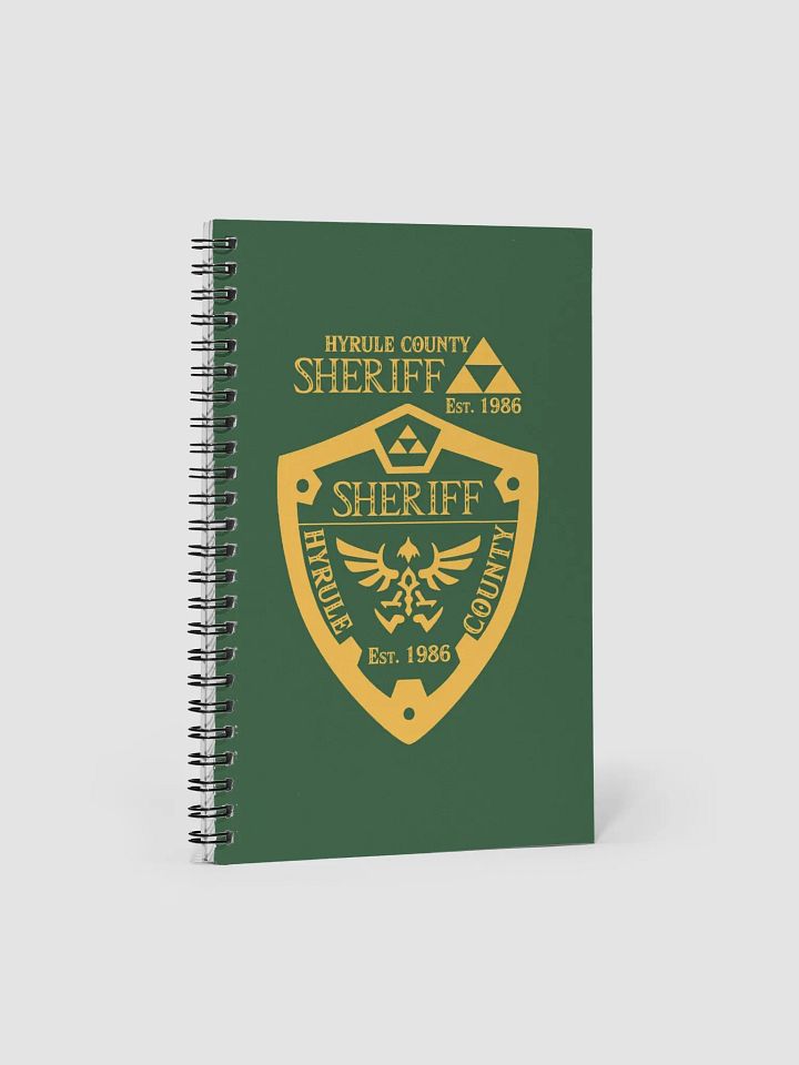 Hyrule County Sheriff Spiral Notebook product image (1)