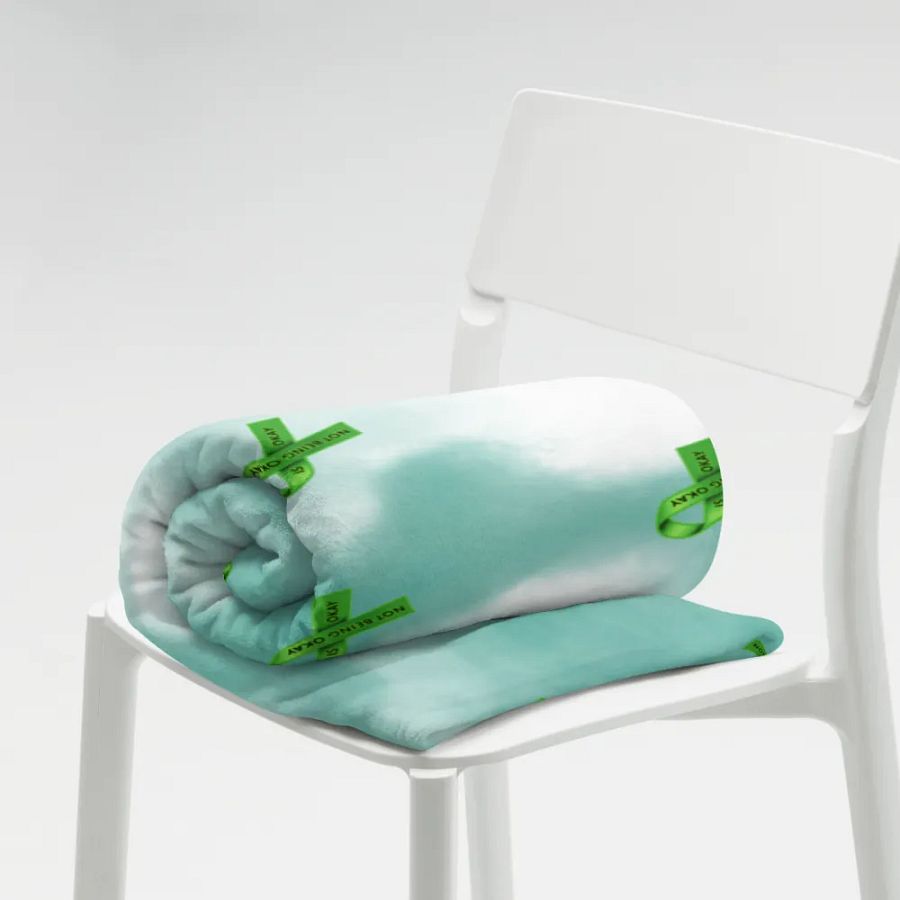 Green Ribbon Awareness Blanket product image (7)