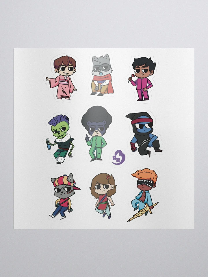 RR3 Cast - Kiss Cut Stickers product image (1)