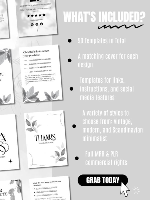 MRR/PLR Download Instruction Template product image (4)