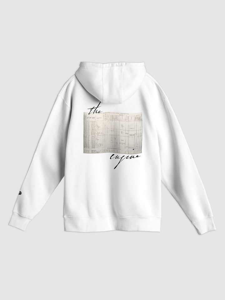 Note G White Hoodie product image (2)