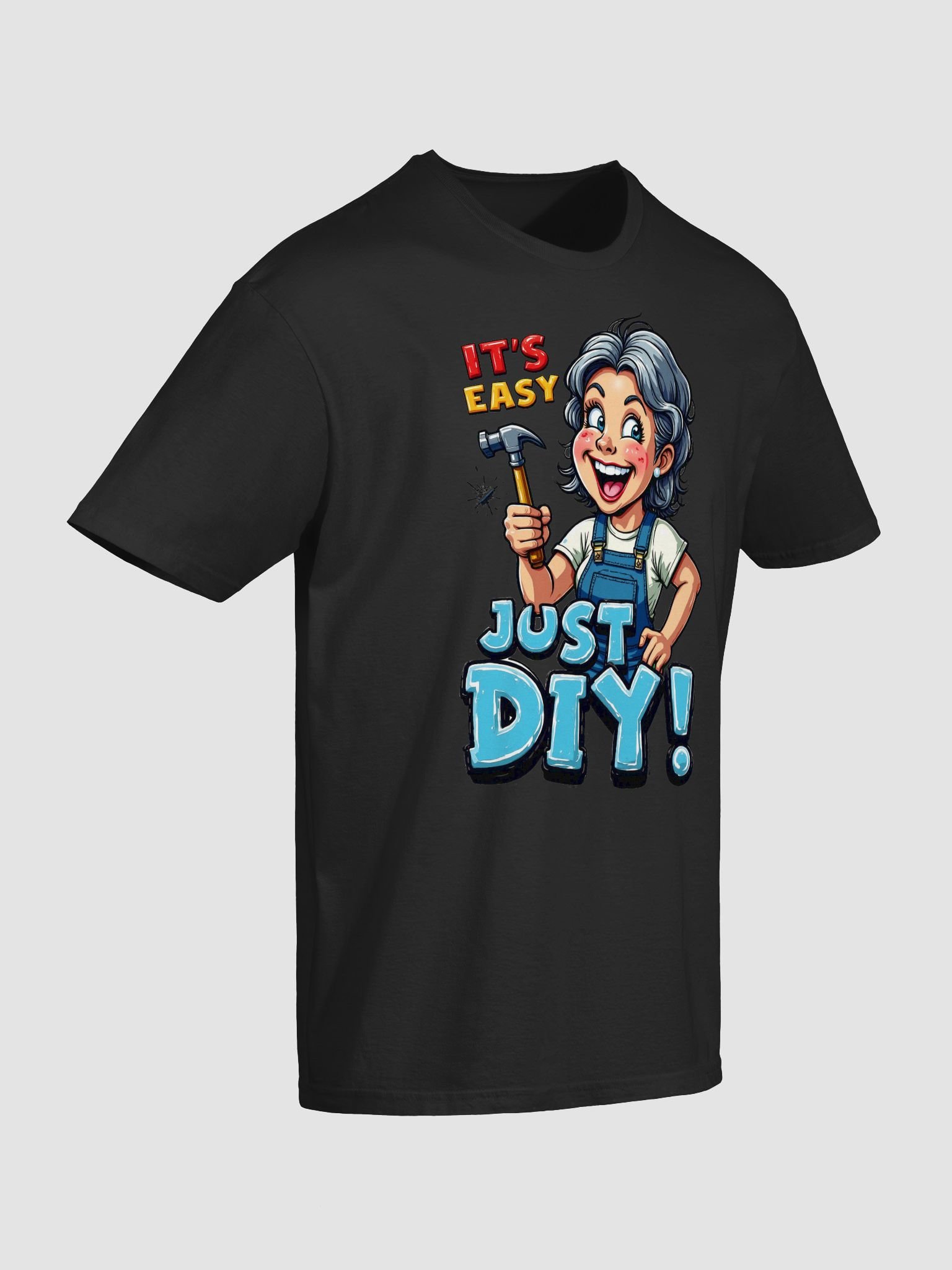 DIY Enthusiast Hammer Character T-Shirt product image (9)
