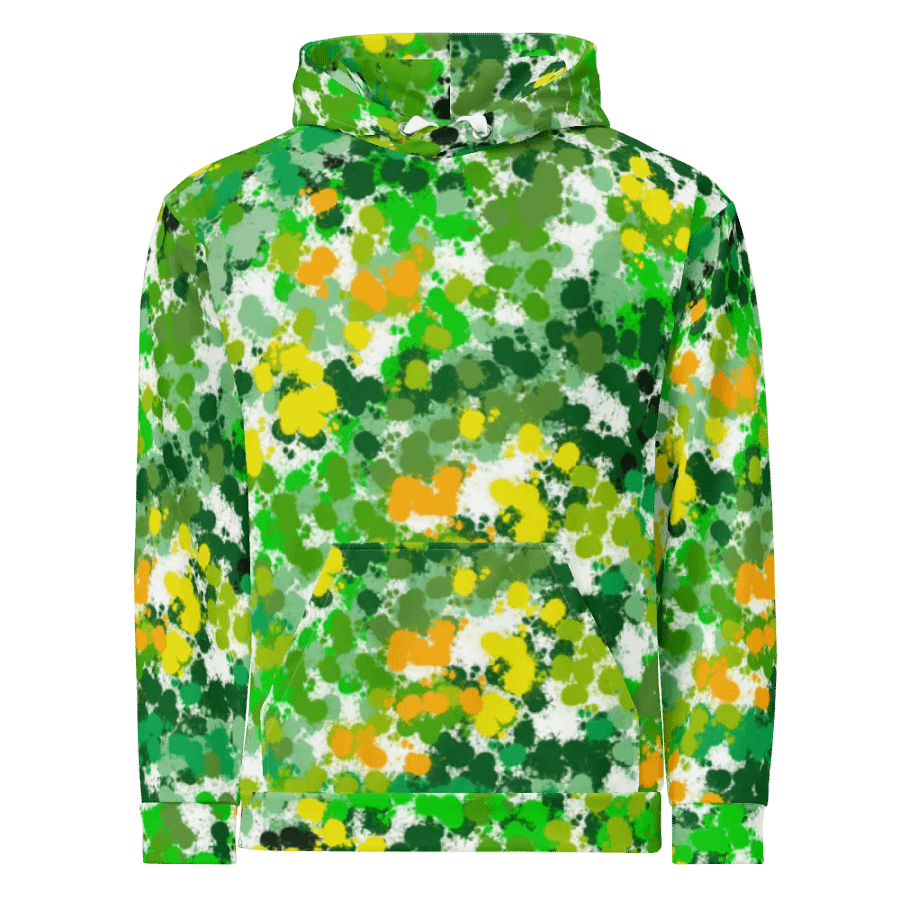 Green Splotches Hoodie product image (2)