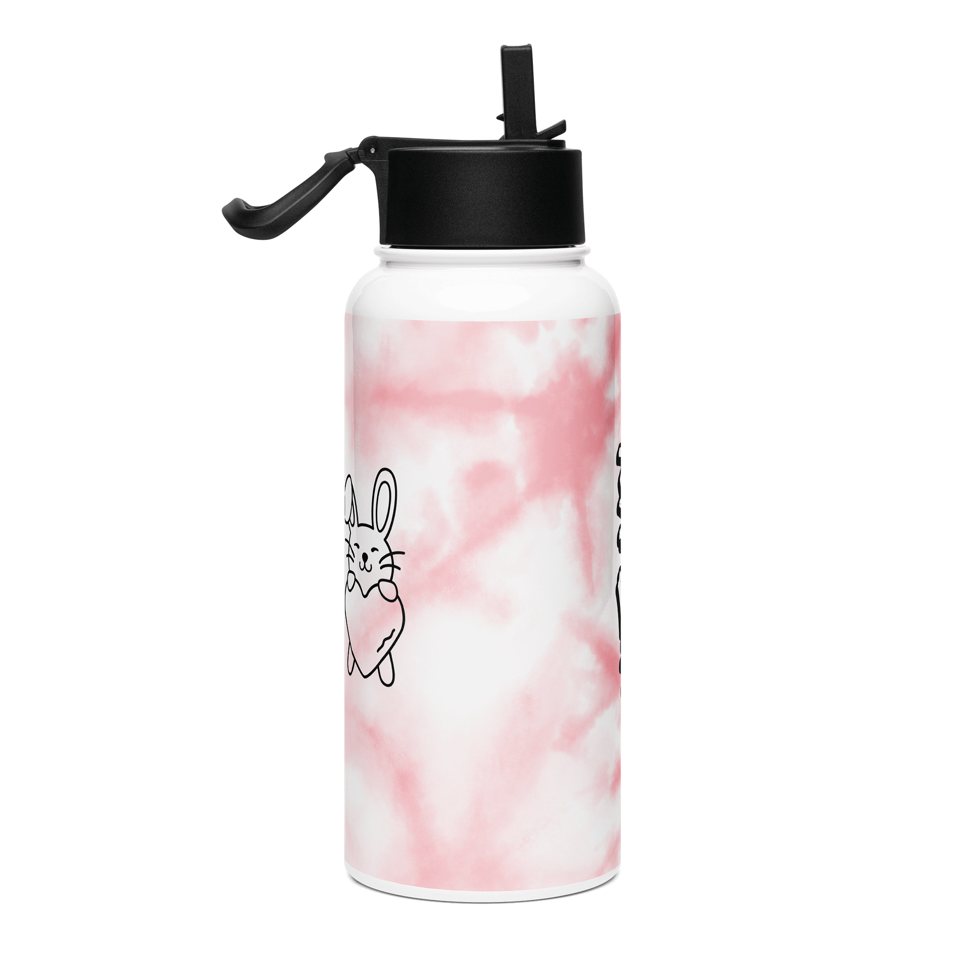 LNW Strawberry bunny Stainless Steel Water Bottle product image (4)