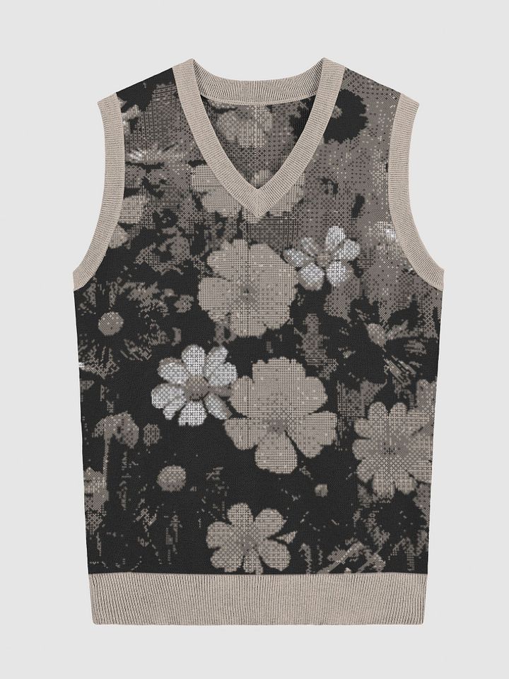 Effortless Layering: The Classic Jacquard V-Neck Vest product image (1)