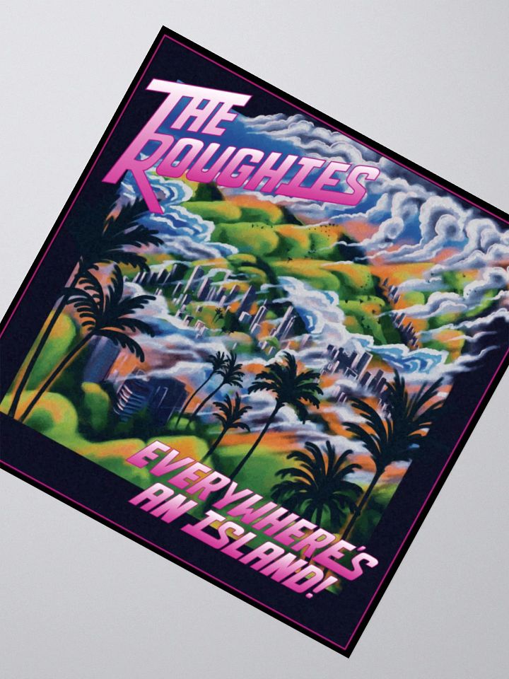 The Roughies - Everywhere's An Island Album Cover Kiss Cut Stickers product image (2)
