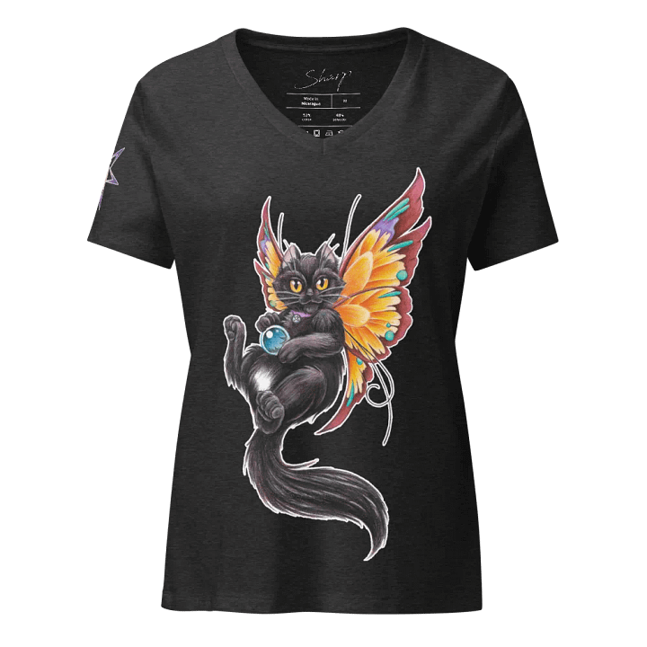 Faery Cat - SFA V-Neck Tee product image (3)