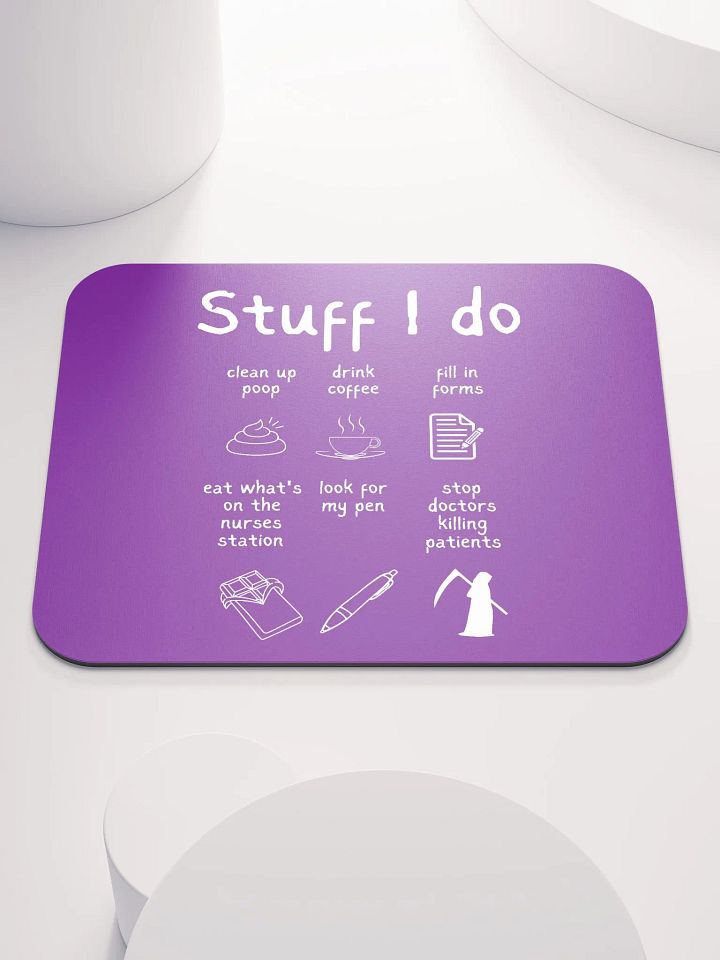 Funny Nurse Mousemat 