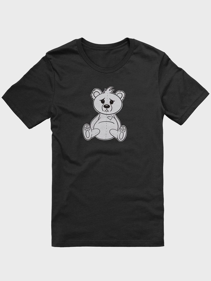 Anxious Teddy B&W T-Shirt product image (1)