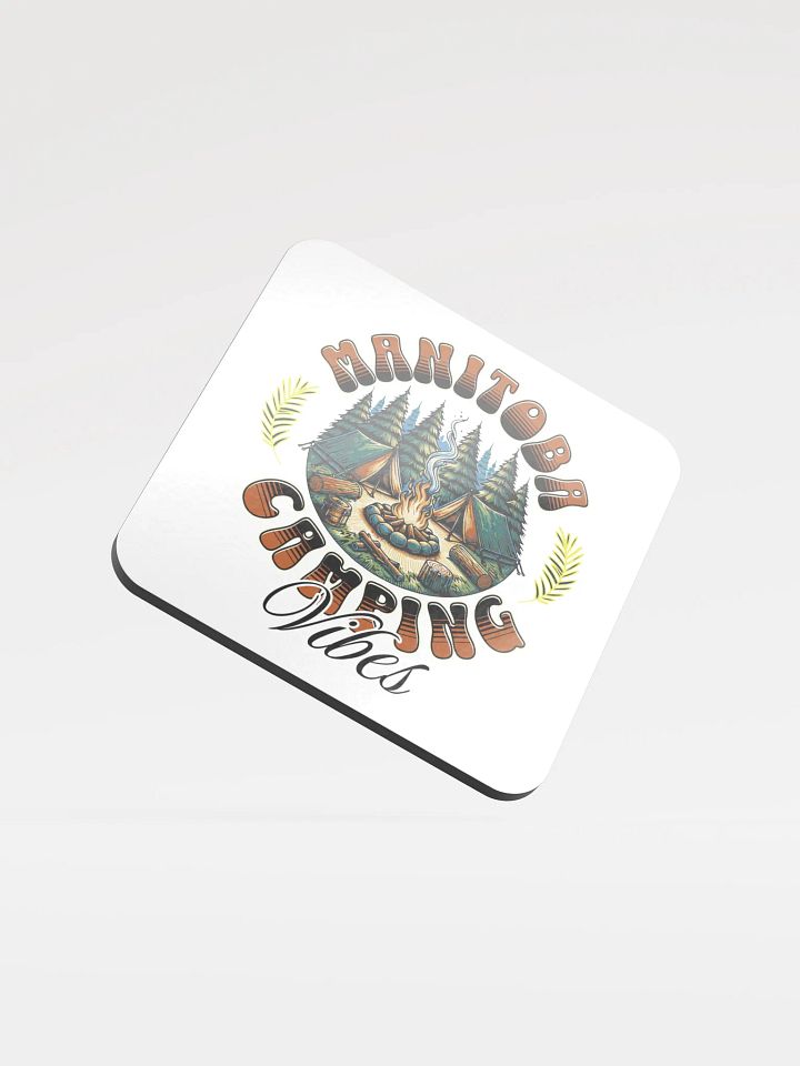 Manitoba Camping Vibes Cork Coaster product image (2)