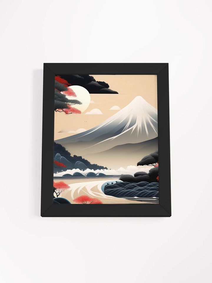 Japandi Art Mountain Landscape - Wall Art - Framed product image (6)