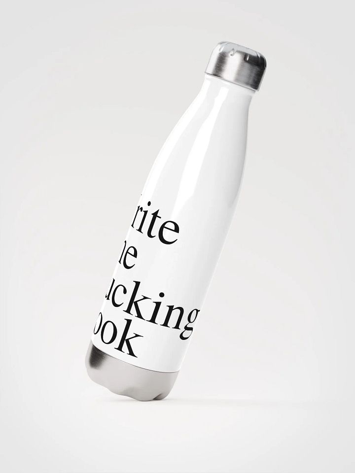 Write the Fucking Book Water Bottle product image (2)