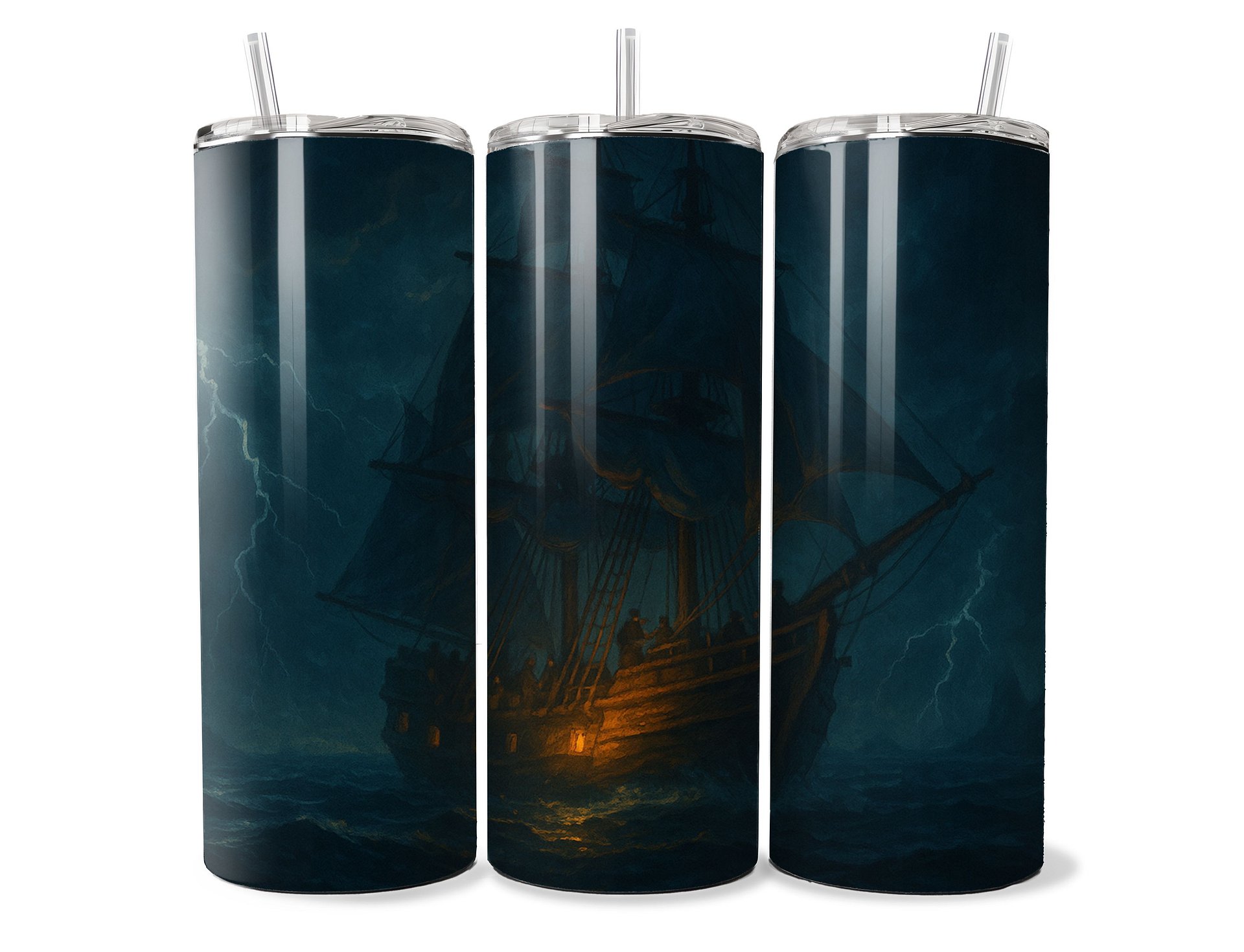 Donkey Kong – Pirate Ship “Tempest Voyage” 20oz Stainless Steel Tumbler product image (1)