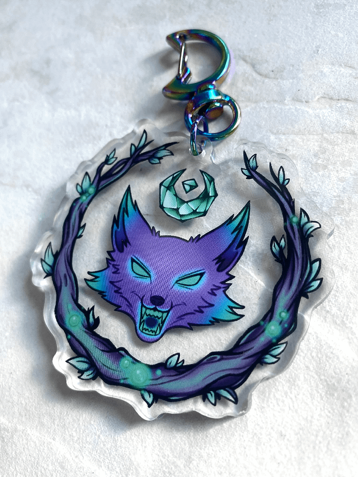 Fox Den Acrylic Keychain product image (1)