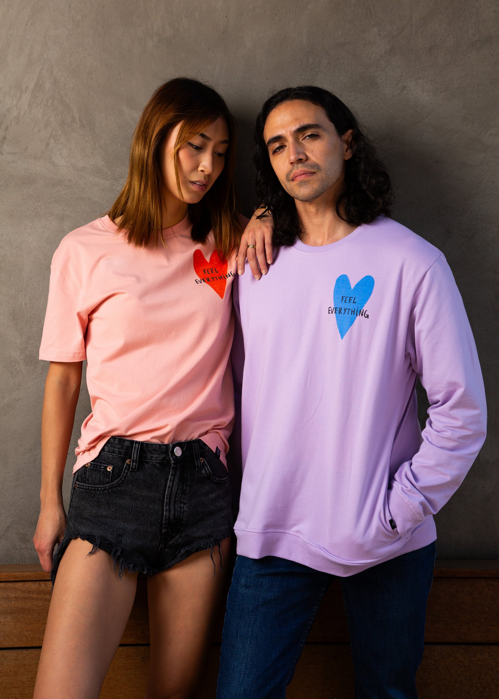 Feel Everything Peach Tee product image (7)