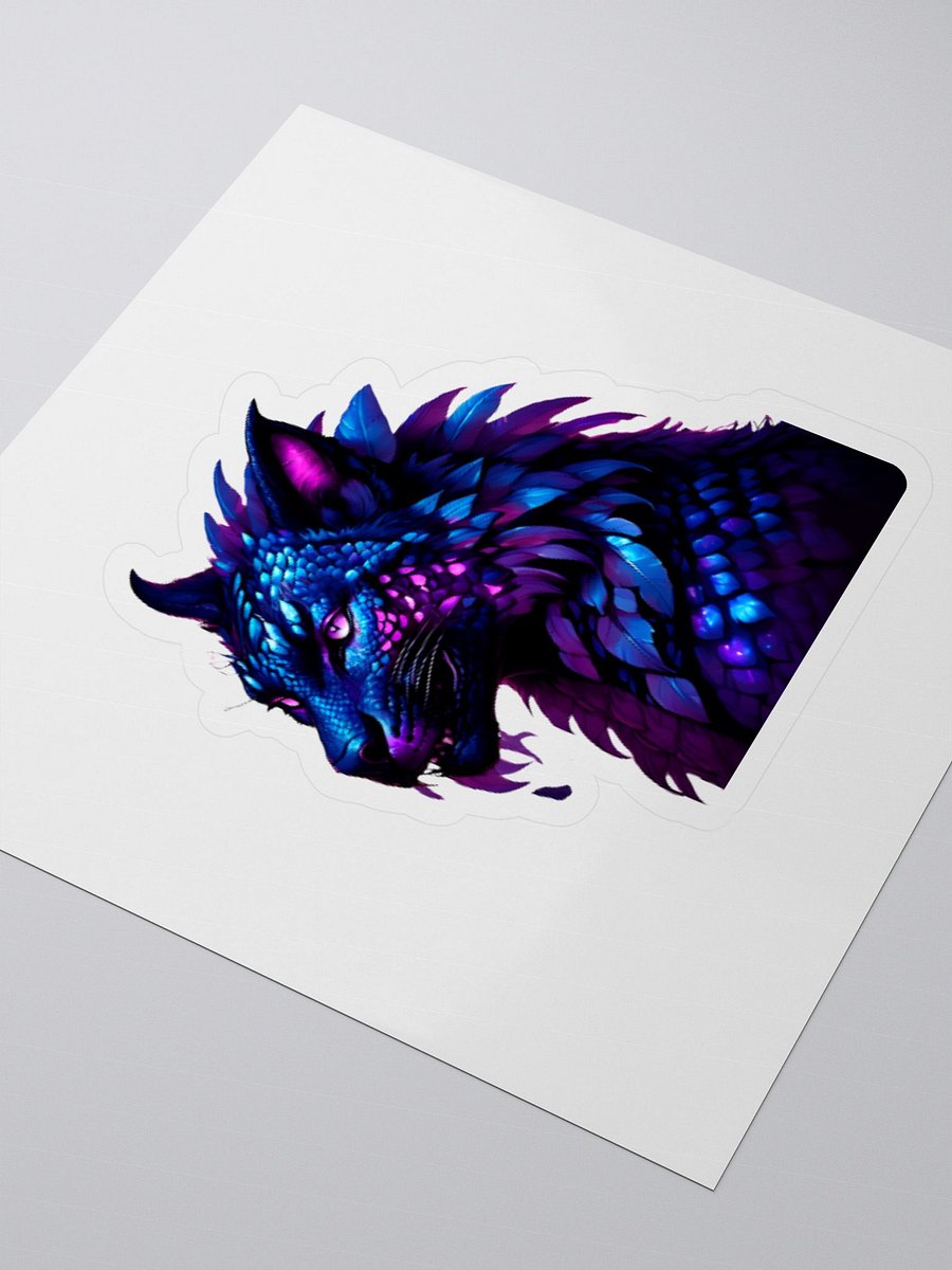 Luminescent Wolf hybrid Fantasy Stickers product image (3)