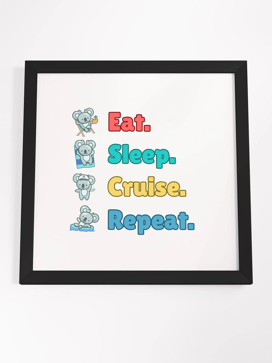Eat Sleep Cruise Repeat! Koala Portrait product image (4)