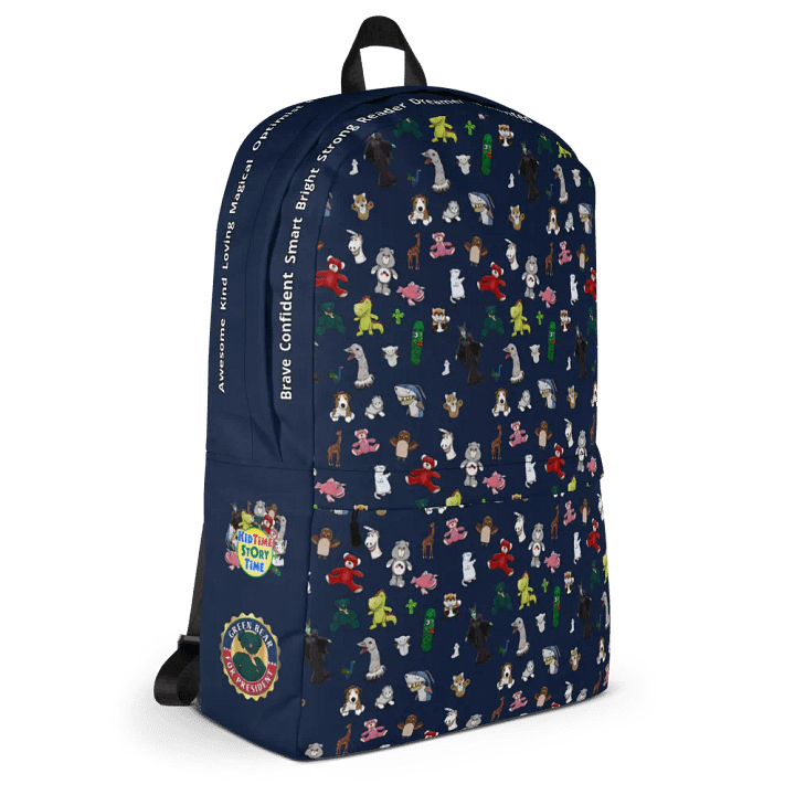 The KidTime StoryTime Character Backpack (Navy Blue) product image (1)