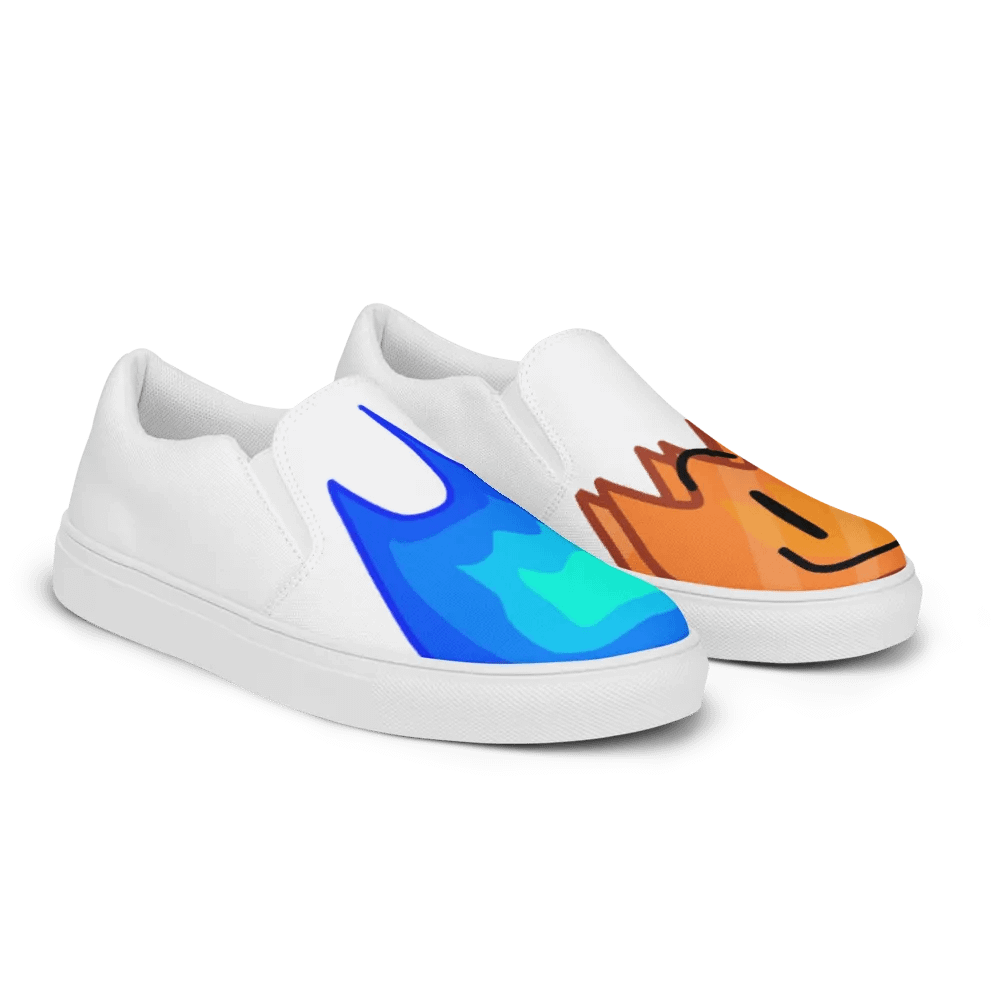 Blue & Token Firey Men's Slip-On Canvas Shoes product image (6)