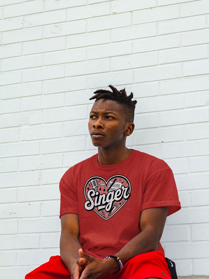Retro Singer Heart Graphic Tee product image (1)