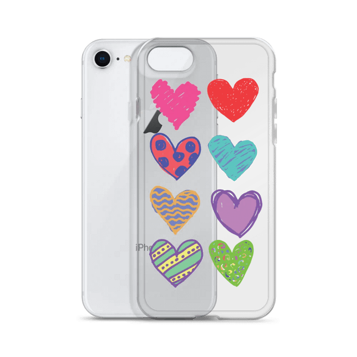 Vibrant Hearts iPhone® Case product image (51)