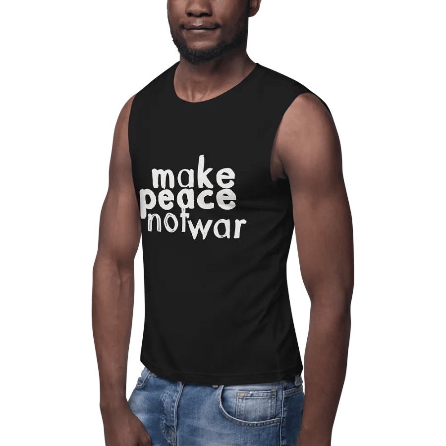 Peaceful Warrior Muscle Tank product image (7)