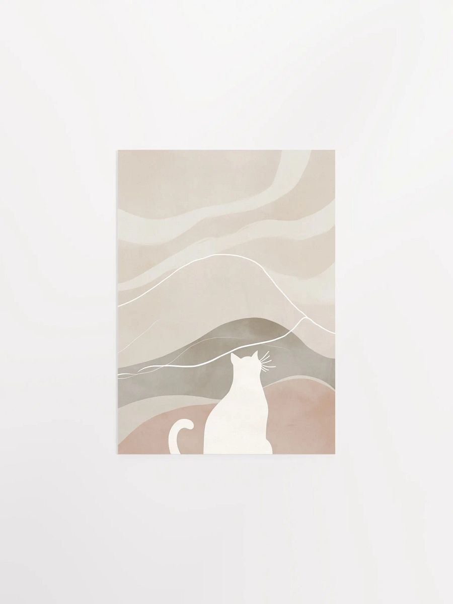 Minimalist Cat Silhouette Poster product image (2)