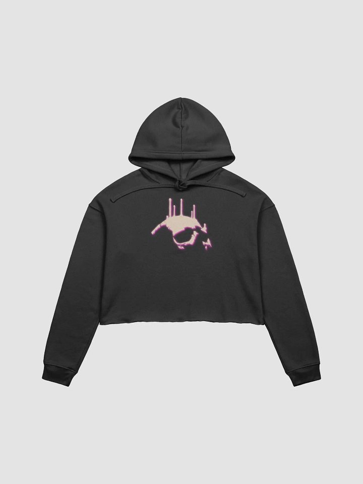 HOP SKULL Crop Top Hoodie product image (1)