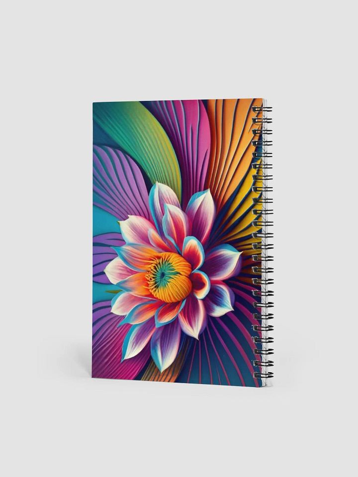 Vibrant Petals Spiral Notebook product image (2)