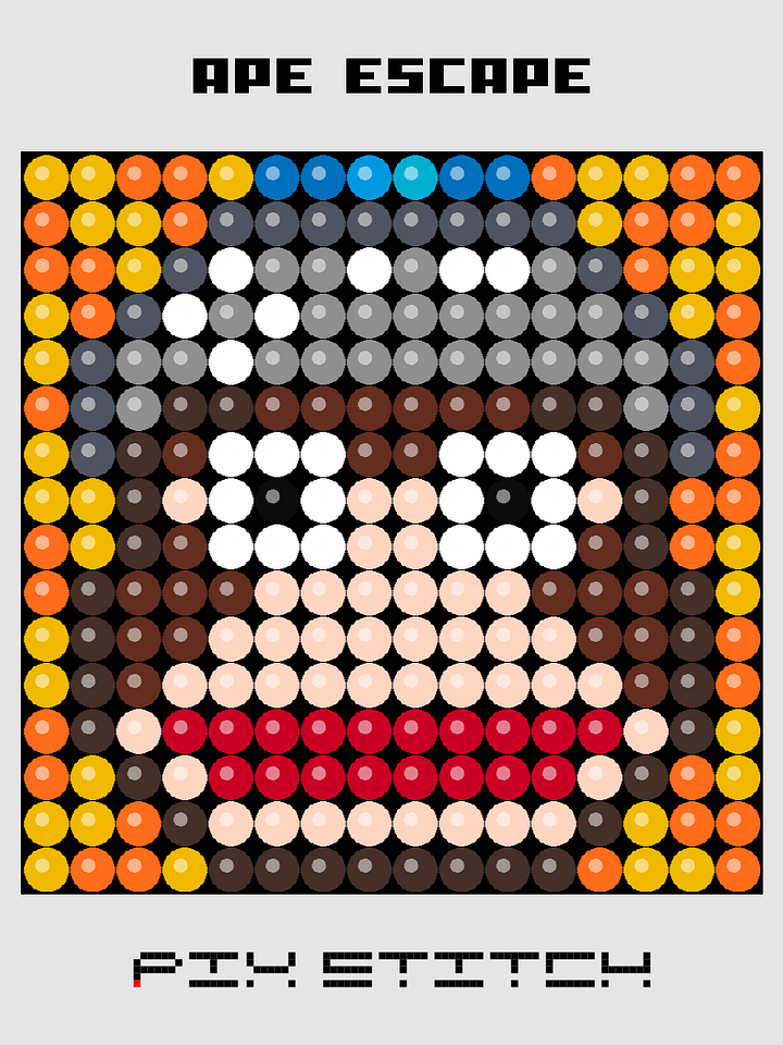 Ape Escape Pixel Art product image (1)