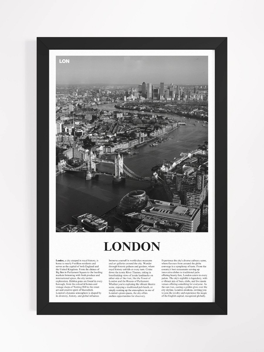 London 02 Newspaper Poster | Framed product image (5)