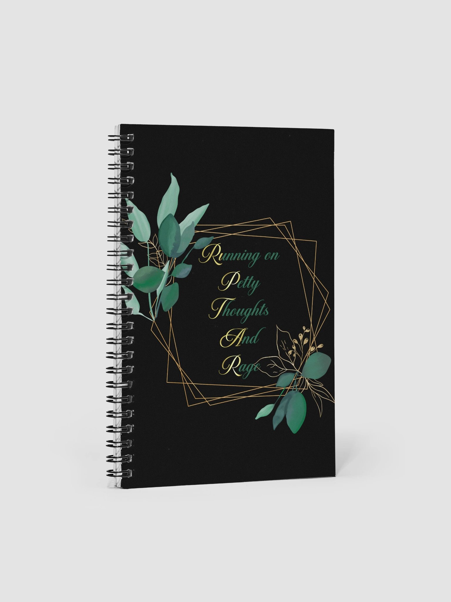 Running on Petty Thoughts Notebook product image (1)