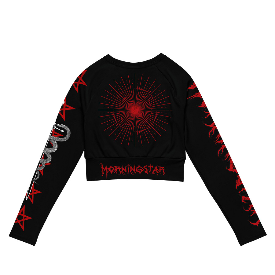 Morningstar All-Over Print Crop Long Sleeve Top product image (3)