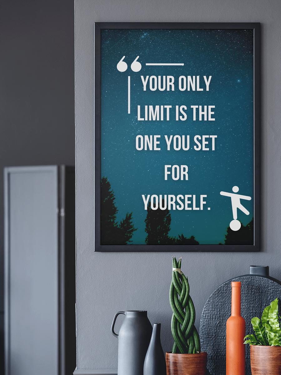 Only Limit Framed Poster product image (1)