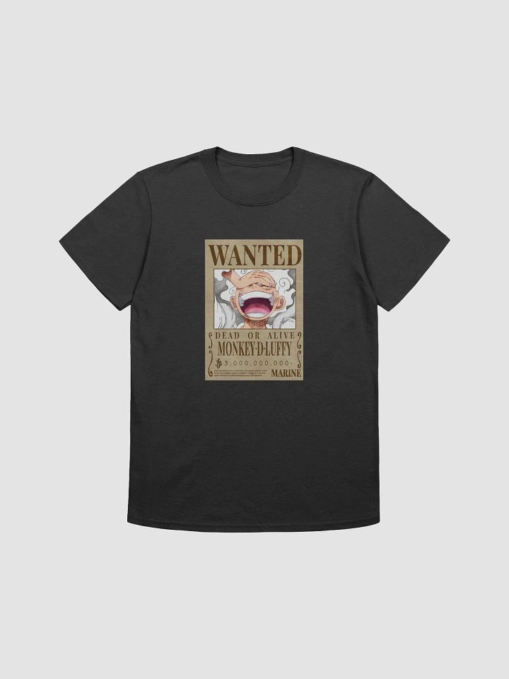 Wanted Monkey D Luffy T-Shirt Black product image (1)