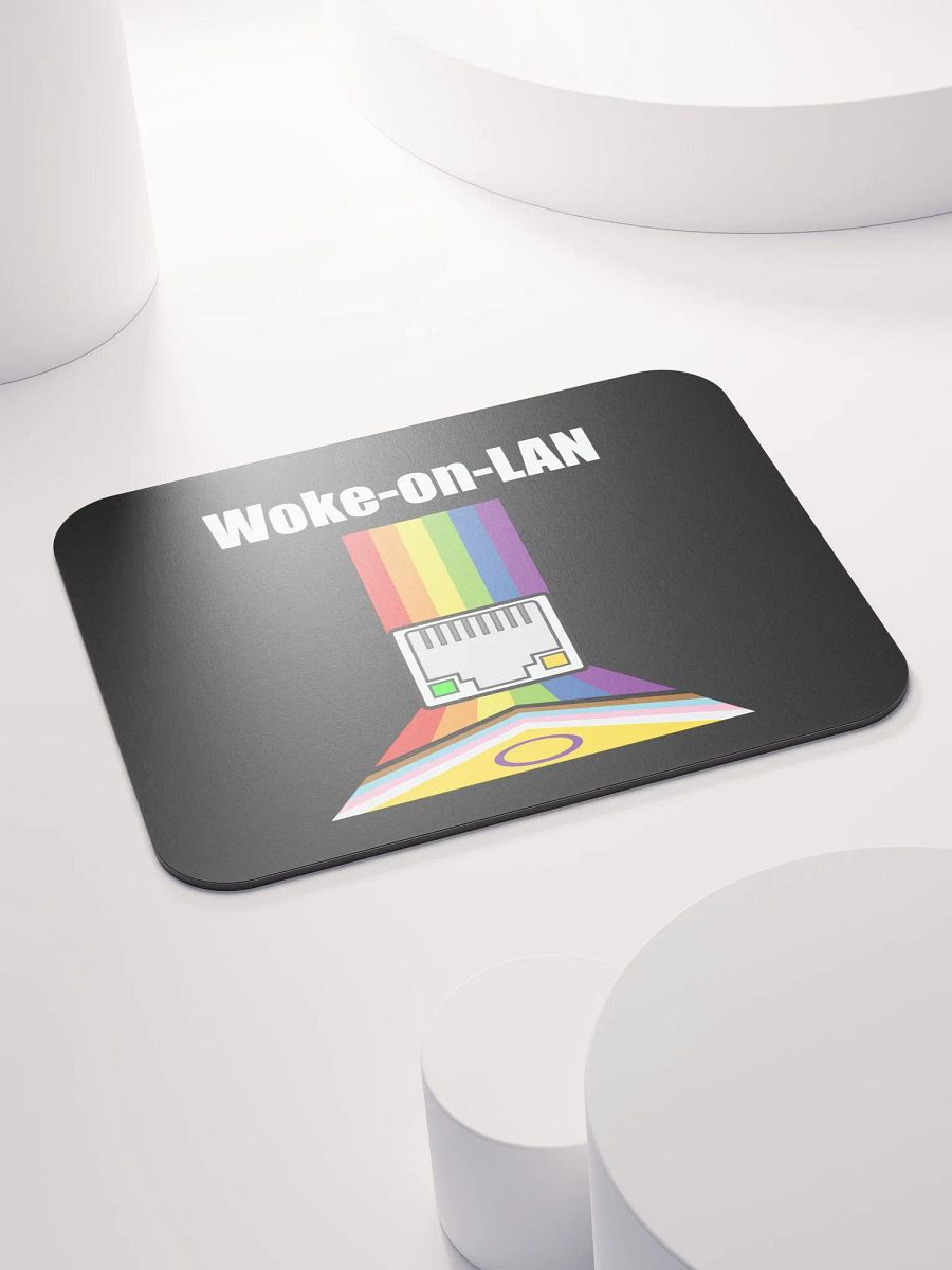 Woke on LAN Mouse Pad (Black) product image (4)