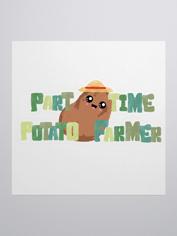 Part Time Farmer Sticker product image (1)