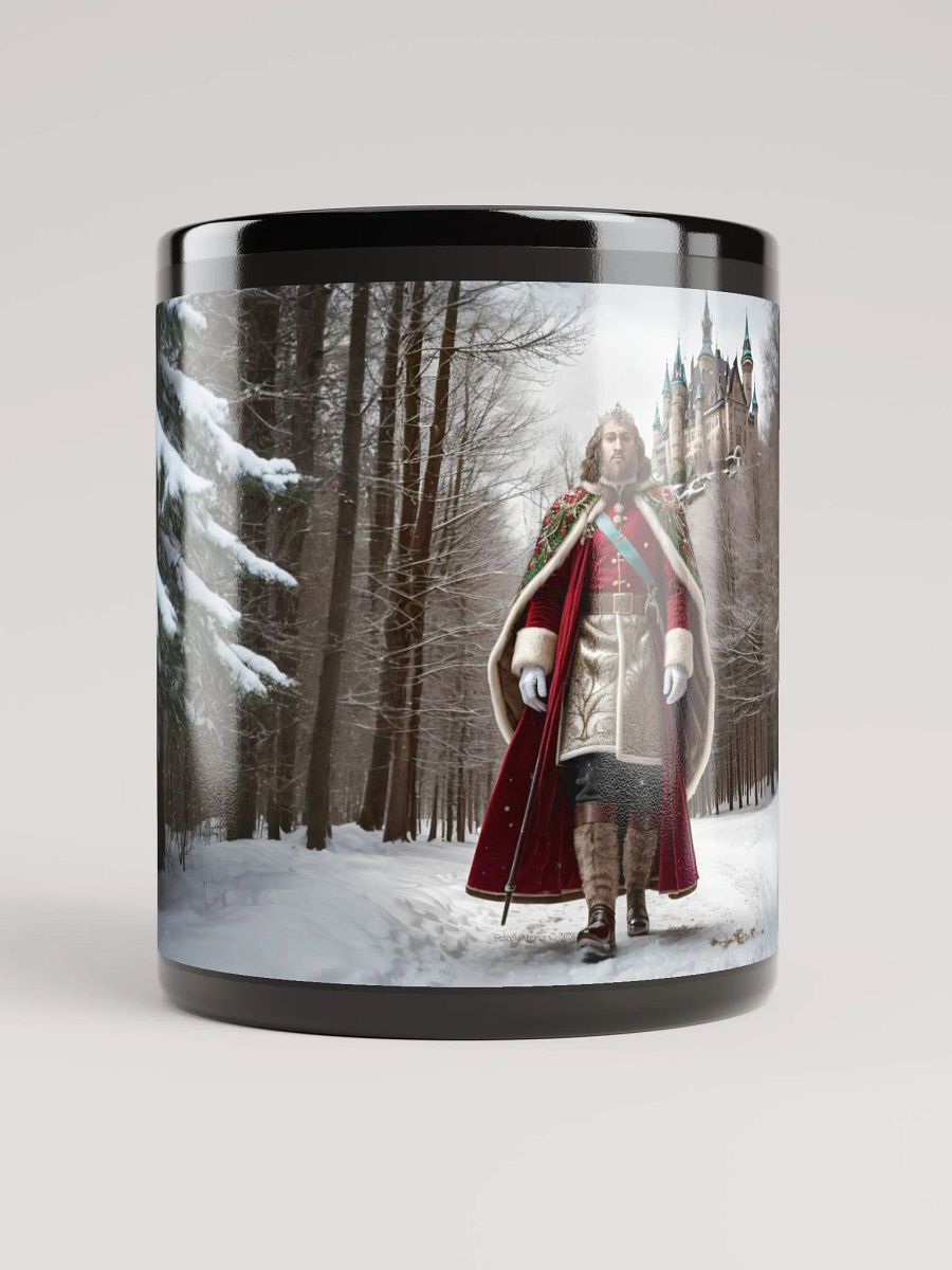 Good King Wenceslas Black Mug product image (5)