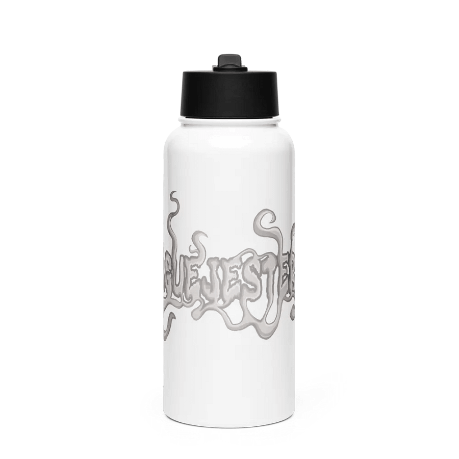 PLAGUEJESTERSKY Smoke Logo Stainless Steel Water Bottle product image (1)