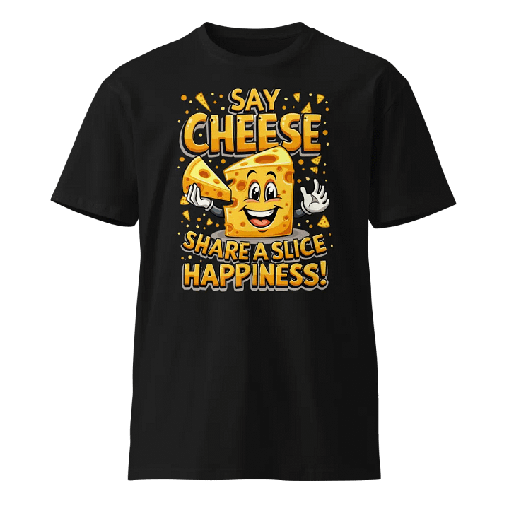 Say Cheese Share A Slice Happiness Unisex T-Shirt product image (1)