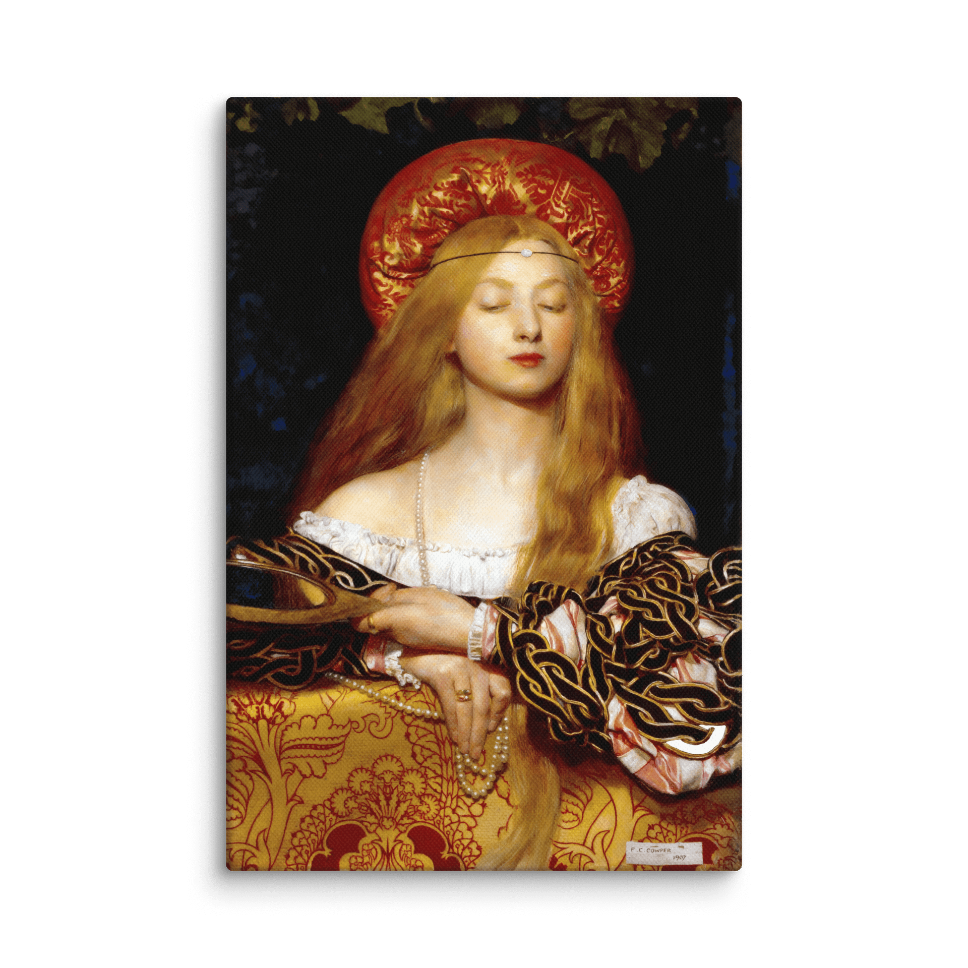Canvas Print - 'Vanity' by Frank Cadogan Cowper product image (1)