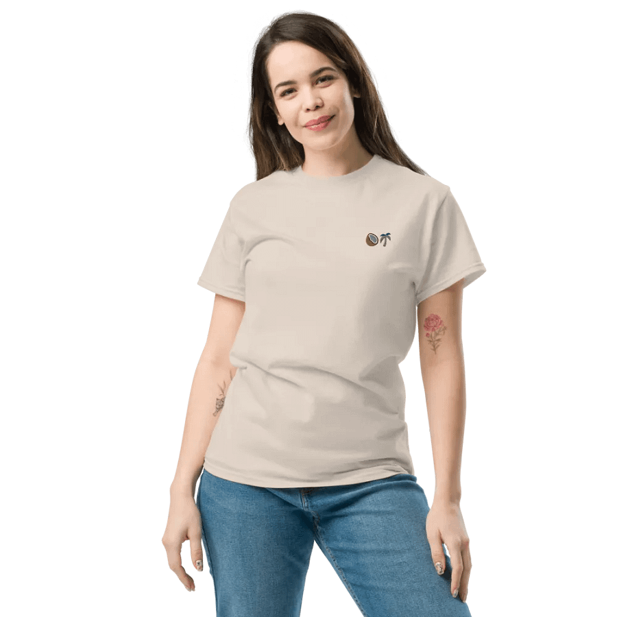 🥥🌴 Coconut Tree Embroidered Tee product image (4)