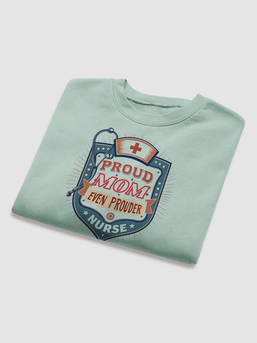 Proud Mom Proud Nurse Shield Crop Sweatshirt product image (23)