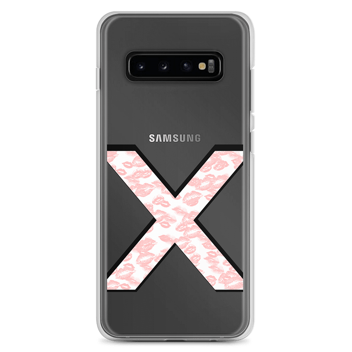White X Pink Lipstick Kisses Phone Case S product image (2)