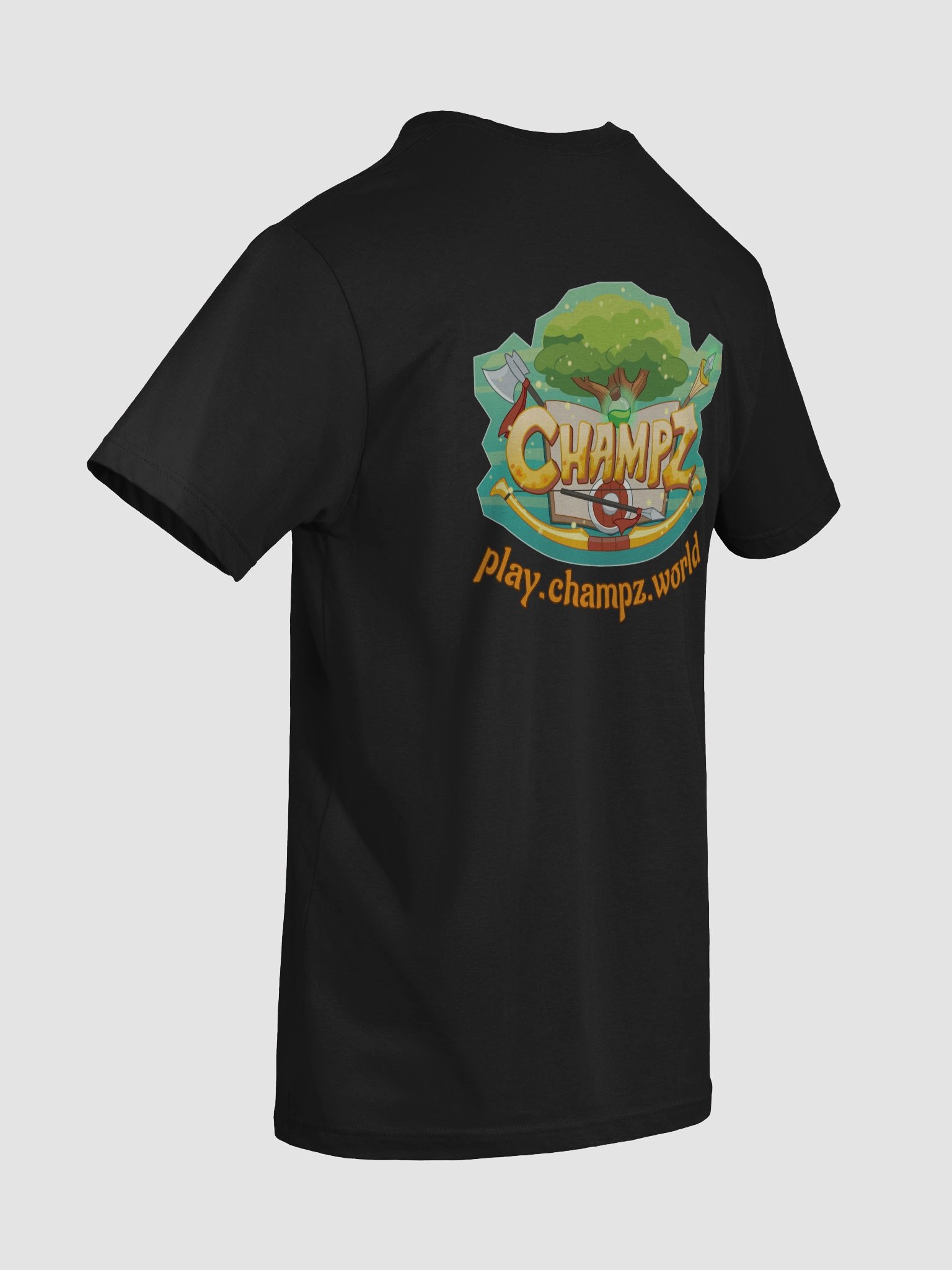 Champz Logo Back Tee, Slim Fit product image (44)
